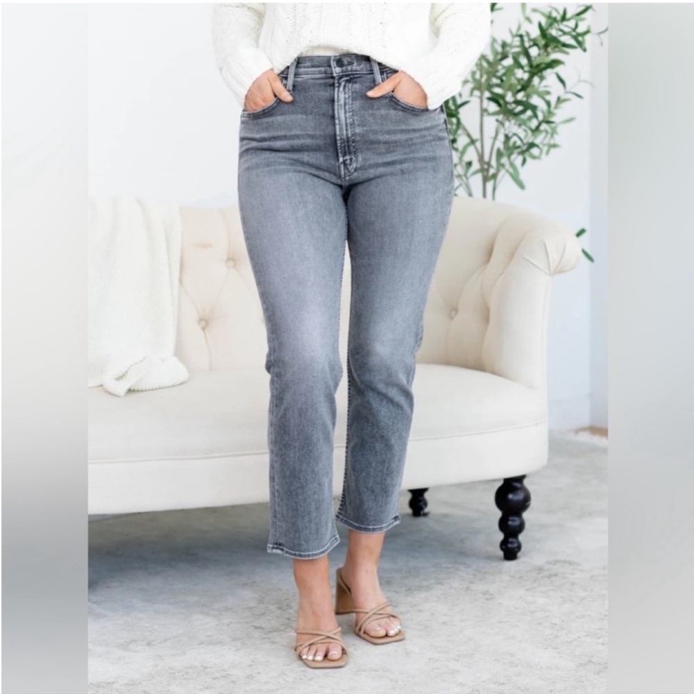 MOTHER The Hustler Ankle Bootcut jeans in Northern Lights